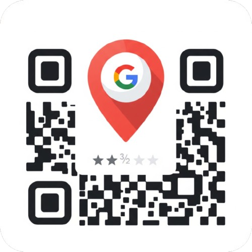 Google Maps review QR code
