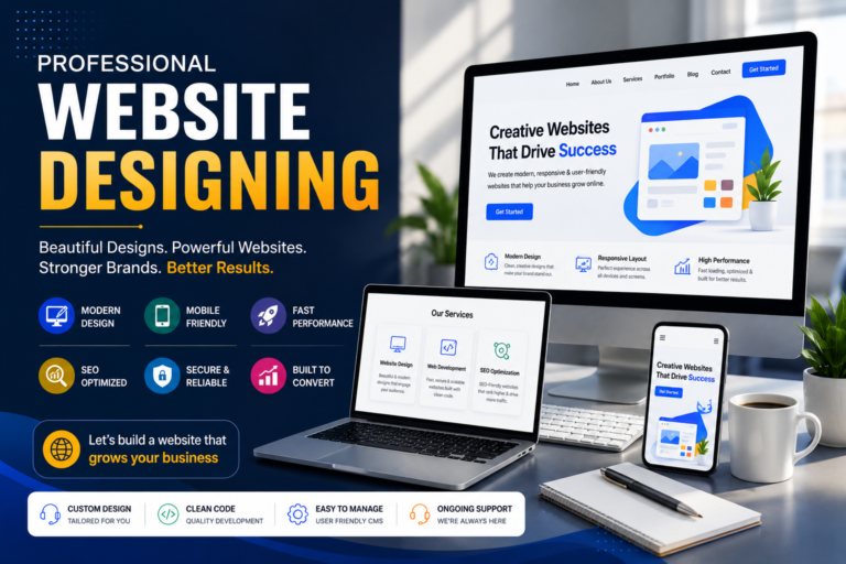 Website Designing: Why Every Business Needs a Professional Website in 2026